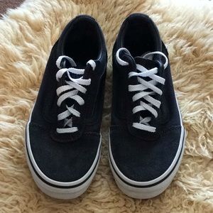 EUC suede/canvas Vans